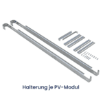 Gitterbalkon Halterung für Balkonkraftwerk
